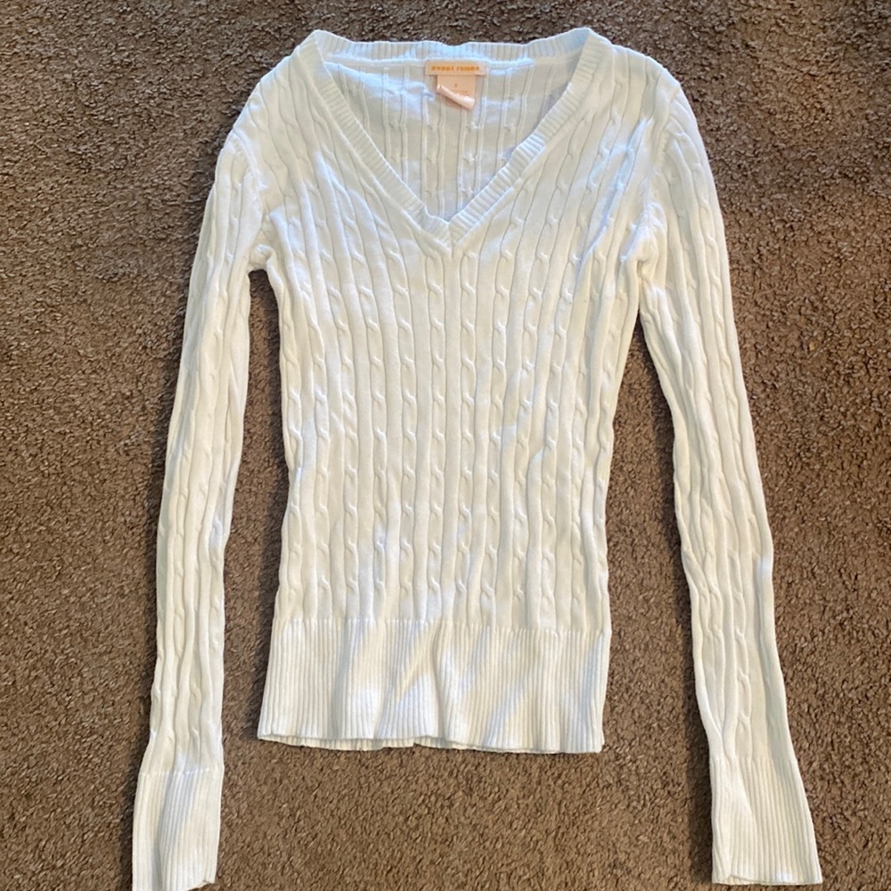 White sweater